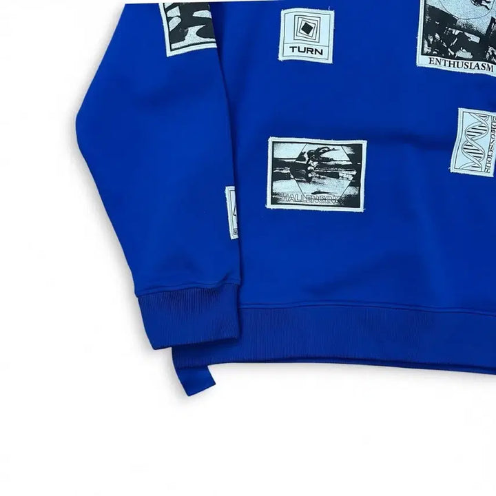 [BUNJANG] ZIOZIA Blue Sweatshirt / 지오송지오 맨투맨