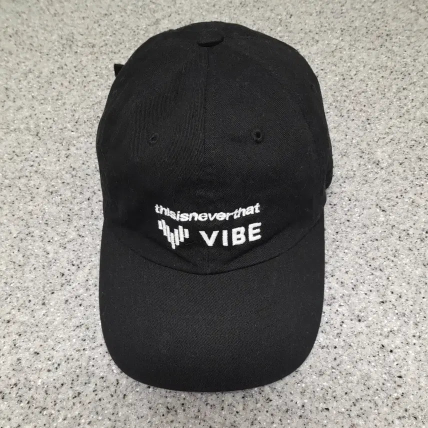 [BUNJANG] thisisneverthat x VIBE Ball Cap (Black) / 디스이즈네버댓 x 바이브 볼캡 (블랙)