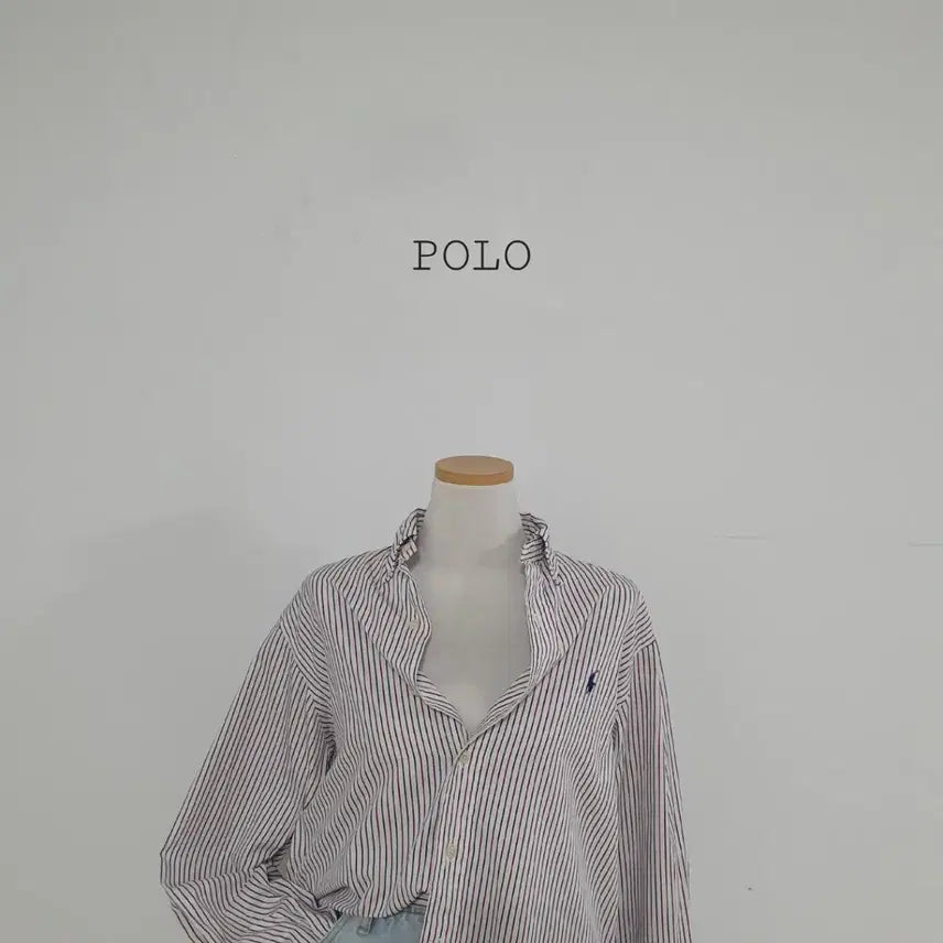 [BUNJANG] Polo Ralph Lauren Striped Button-Down Shirt / No.26042804 폴로 랄프로렌 스트라이프 셔츠