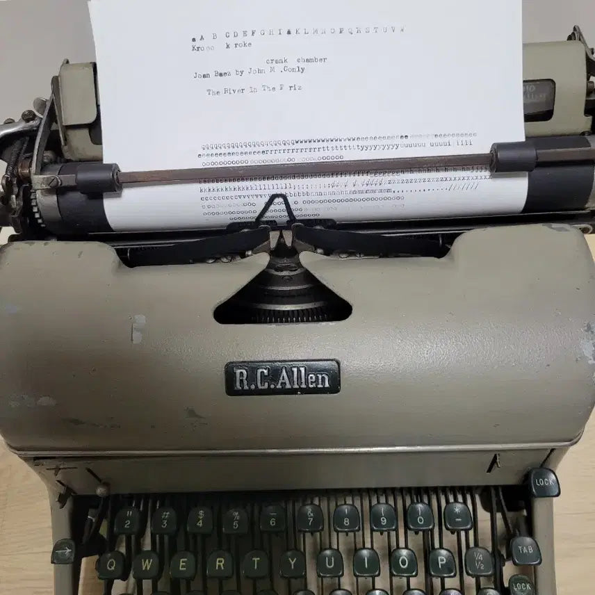 [BUNJANG] R.C. Allen English Typewriter / R.C.Allen 영문타자기