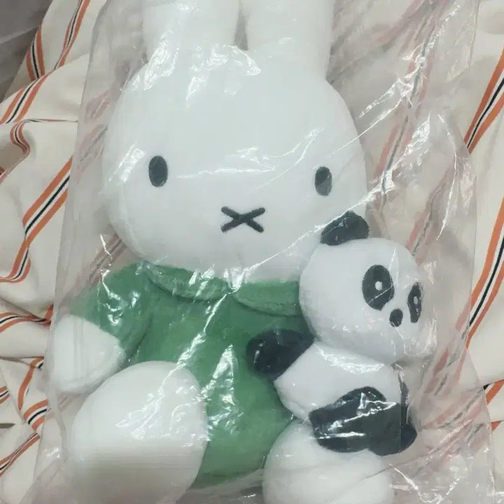 [BUNJANG] Miffy Doll (Green) with Panda / 판다안은 미피인형_그린