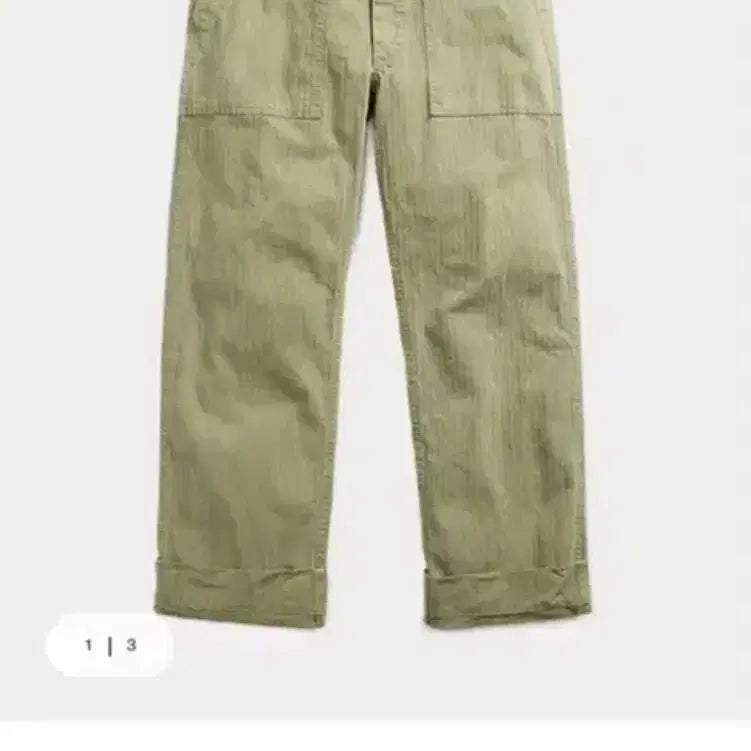 [BUNJANG] RRL Herringbone Pants / RRL 헤링본 퍼티그