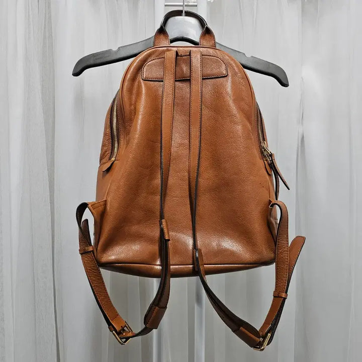 [BUNJANG] Beanpole Leather Backpack Brown / 빈폴 가죽 백팩 브라운색상