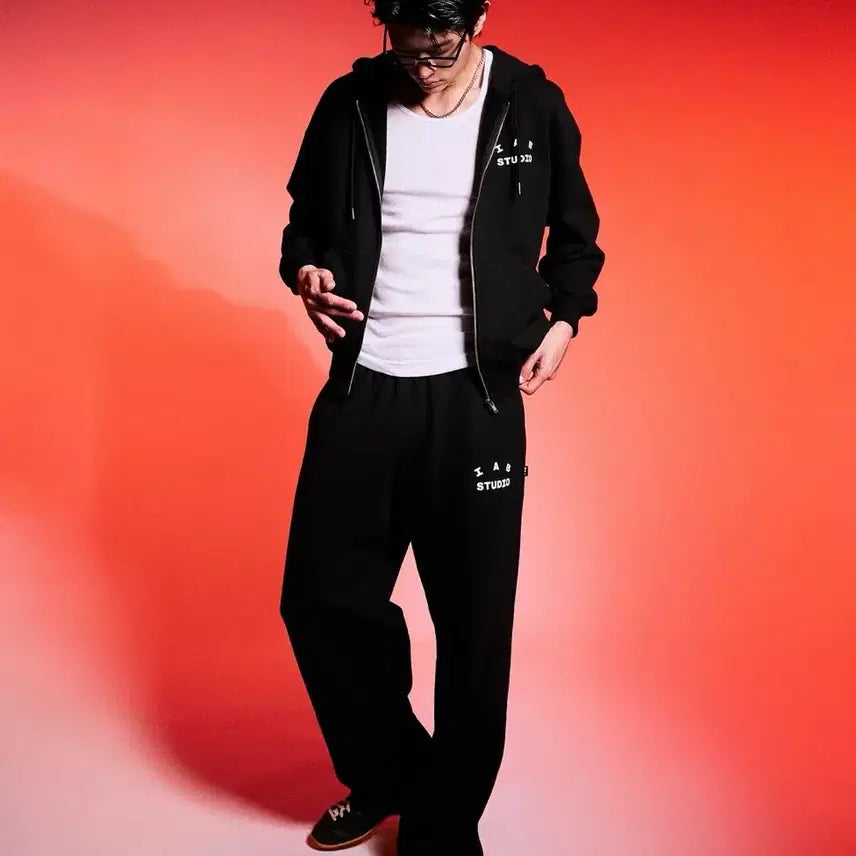 [BUNJANG] IAB Studio Sweatpants Black XL / 퀵배송(새상품) 아이앱 스튜디오 아이앱 스웨트팬츠 블랙 XL