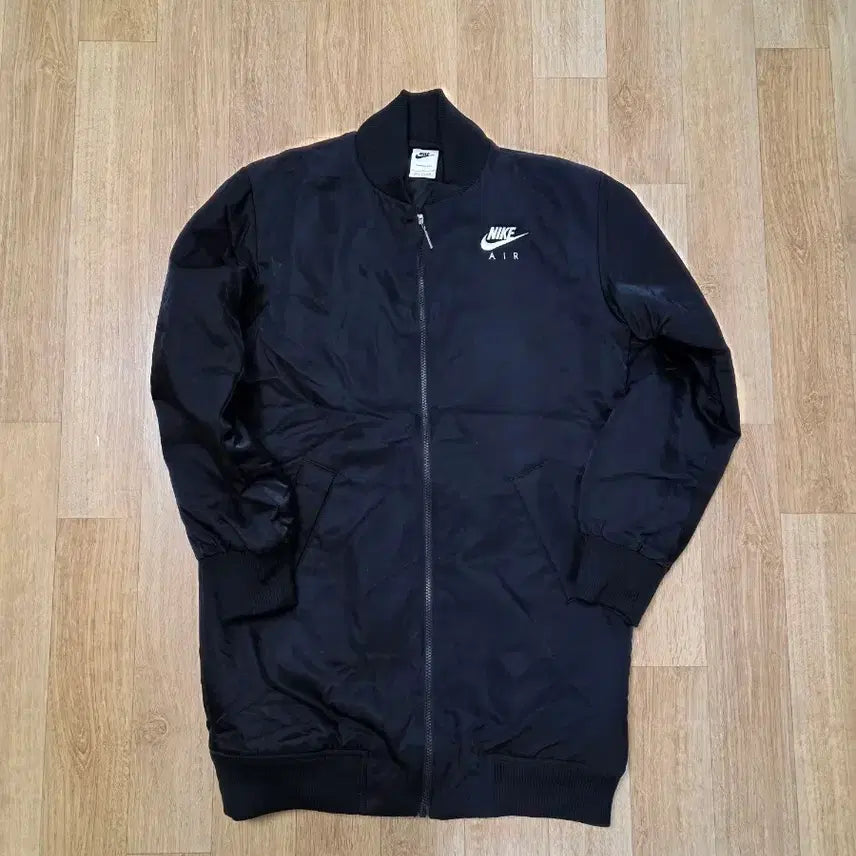 [BUNJANG] Nike Air Black Long Bomber Jacket Women&