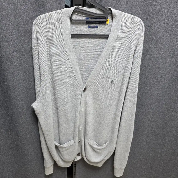 [SOLD OUT] 폴로 피마코튼 가디건 그레이 L사이즈