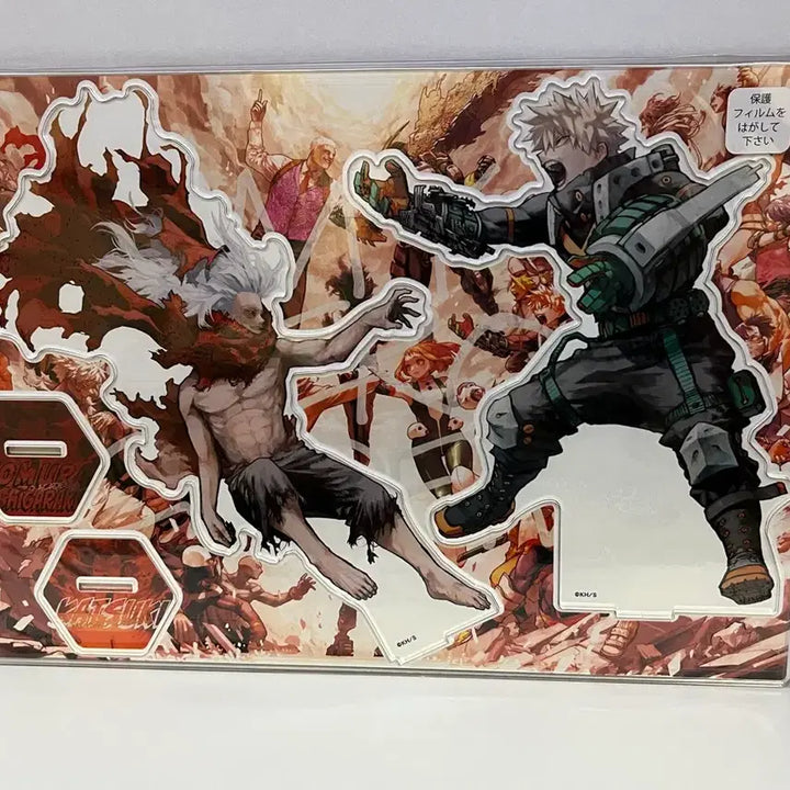 [BUNJANG] My Hero Academia Ichiban Kuji Shigaraki &amp; Bakugo Mega Acrylic Figure Stand (Sealed) / 나히아 히로아카 원화전 시가라키 바쿠고 메가 아크릴 피규어 스탠드 미개봉