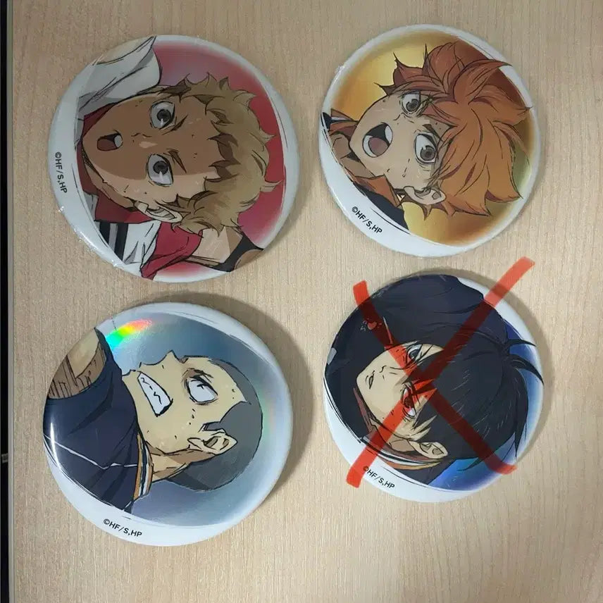 [BUNJANG] Haikyuu Can Badge / 하이큐 캔뱃지