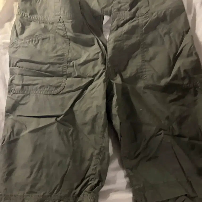 [BUNJANG] Vintage Khaki Cotton Shorts / 빈티지 카키 반바지