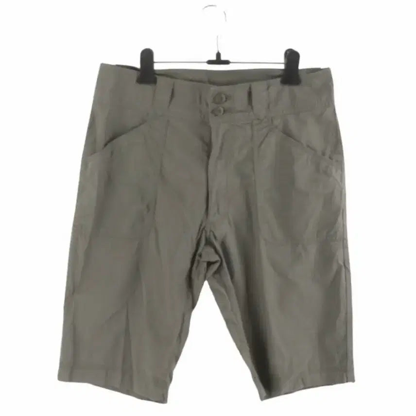 [BUNJANG] Vintage Khaki Cotton Shorts / 빈티지 카키 반바지