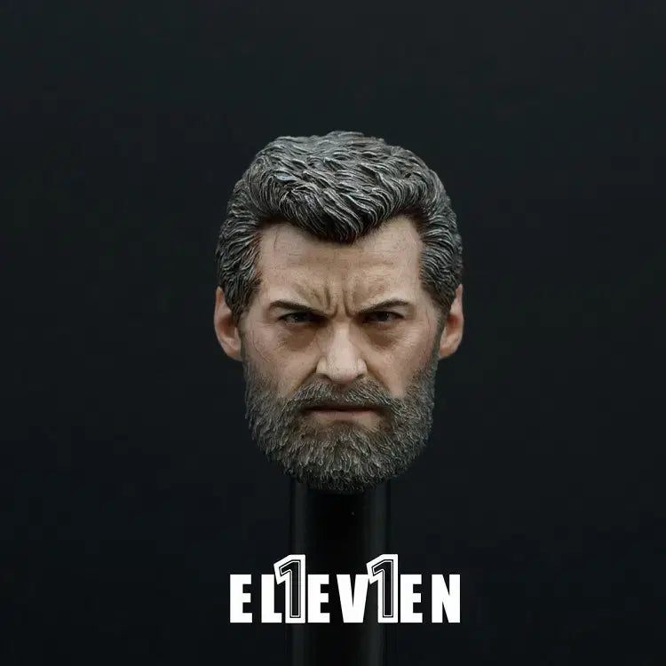 [BUNJANG] Eleven Wolverine Logan Head 1/6 Scale Figure (Unsealed Display) / [개봉전시]일레븐 울버린 로건 헤드 1/6 피규어(핫토이x)