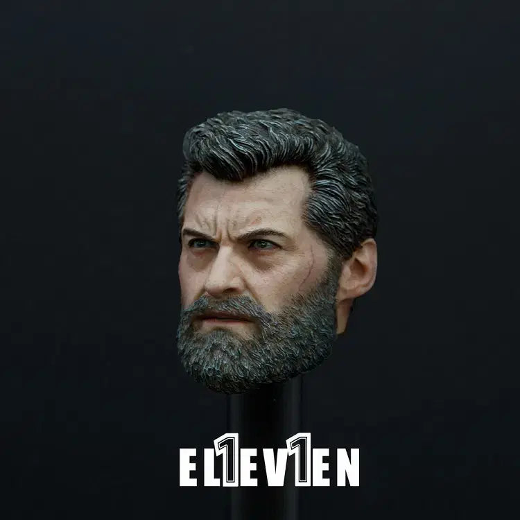 [BUNJANG] Eleven Wolverine Logan Head 1/6 Scale Figure (Unsealed Display) / [개봉전시]일레븐 울버린 로건 헤드 1/6 피규어(핫토이x)