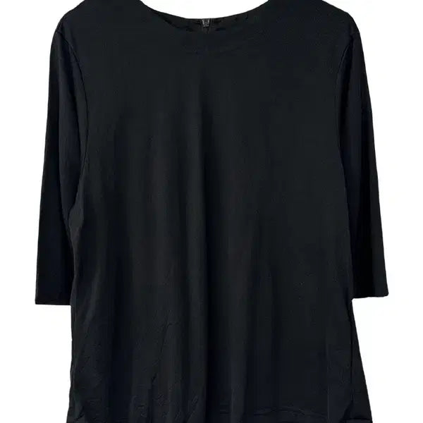 [BUNJANG] M JPN Black Blouse / [M] JPN 백지퍼 블라우스 블랙