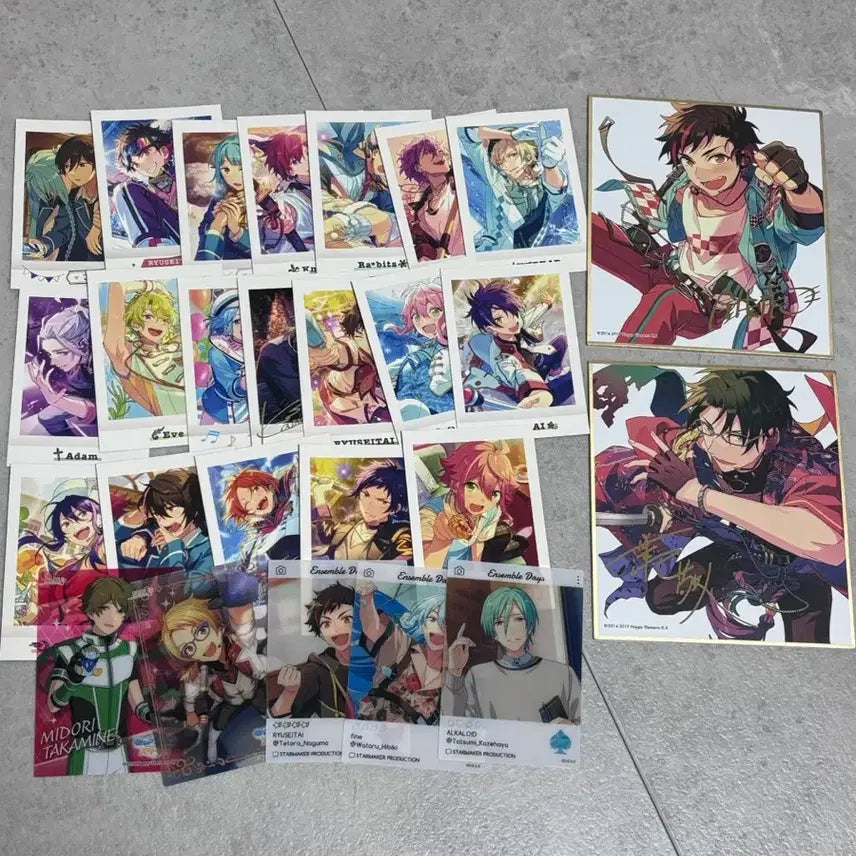 [BUNJANG] Ensemble Stars Color Paper Bundle Set / 앙스타 파샤 색지 일괄
