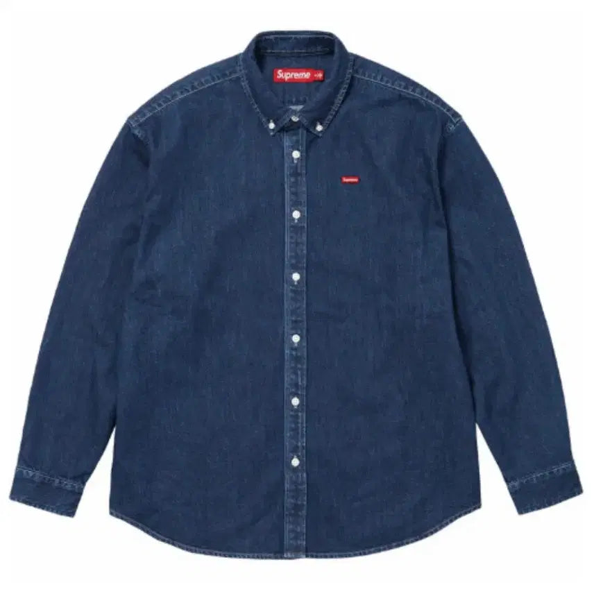 [BUNJANG] Supreme Denim Small Box Shirt Size S / 슈프림 Supreme 데님 스몰박스 셔츠 S 사이즈