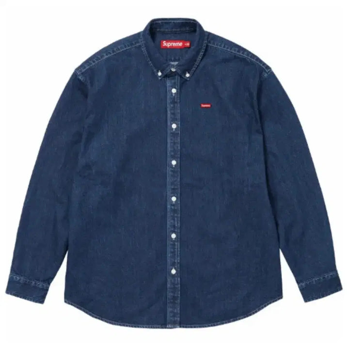 [BUNJANG] Supreme Denim Small Box Shirt Size S / 슈프림 Supreme 데님 스몰박스 셔츠 S 사이즈