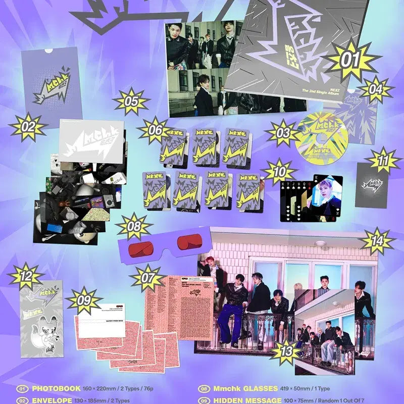 [BUNJANG] NexZ Mmchk Album Sealed / 넥스지 Mmchk 앨범 미개봉 양도