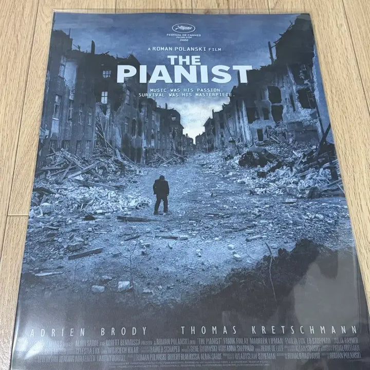 [BUNJANG] 더 피아니스트 아트그라피 포스터 / 더 피아니스트 아트그라피 포스터
