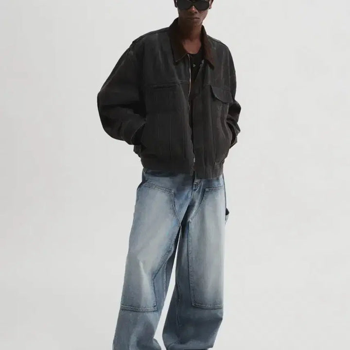 [BUNJANG] DNSR Carpenter Denim Pants XL / DNSR 브러쉬 카펜터 데님 xl
