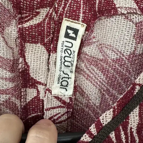 [BUNJANG] Mesh Floral Blouse / [M] JPN 시스루 망사 플로럴 블라우스