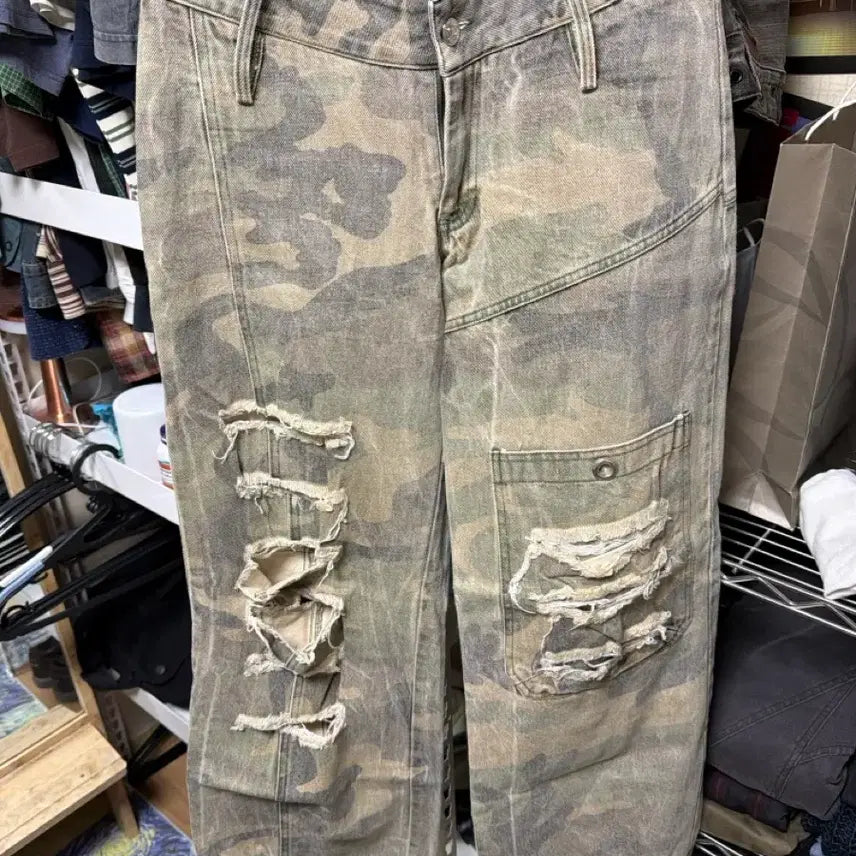 [BUNJANG] Wide Leg Trousers / 바지