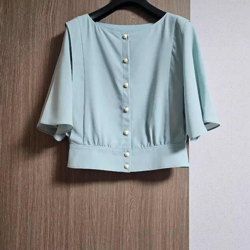 [SOLD OUT] ㅣ미샤 블라우스 민트ㅣ