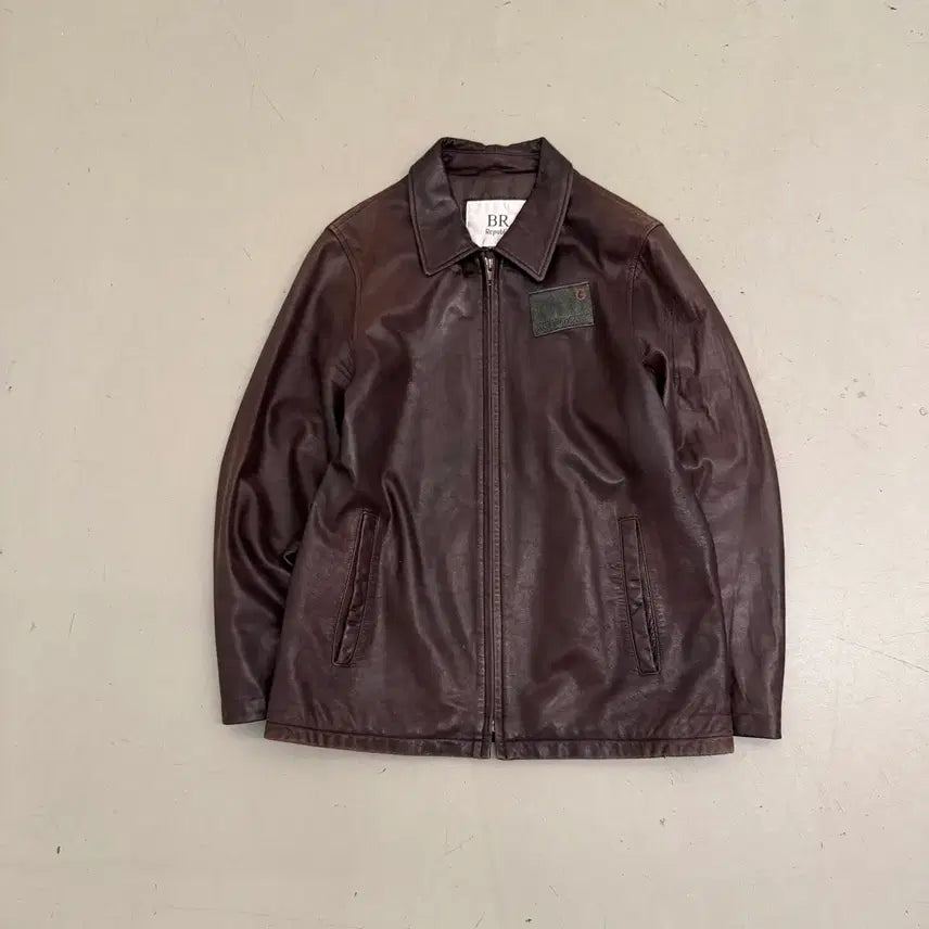 [SOLD OUT] 빈티지 브라운 양가죽 싱글 자켓