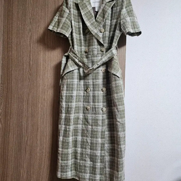 [BUNJANG] Salon de Meg Checkered Long Dress / ㅣ살롱드메그 체크 롱원피스ㅣ