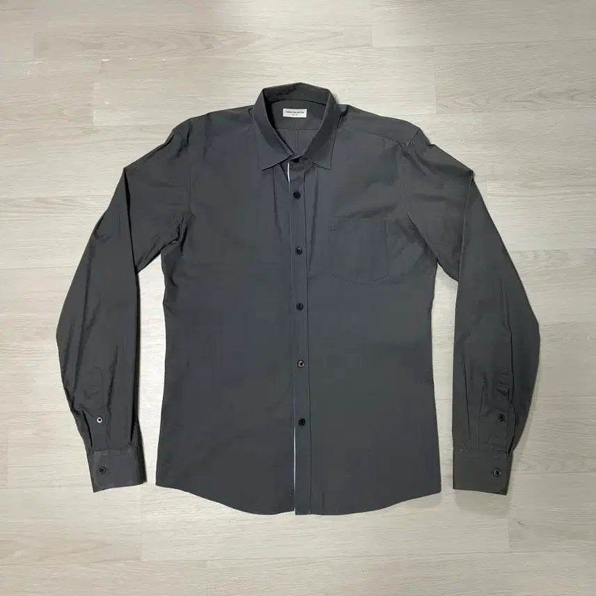 [BUNJANG] Dries Van Noten Striped Placket Shirt / [46] 드리스 반 노튼 스트라이프 플래킷 셔츠