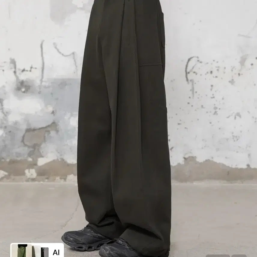 [BUNJANG] BEGIN202 Cotton Drill Two-Tuck Pants Size 3 / 비긴202 코튼 드릴 투턱 팬츠 3 size