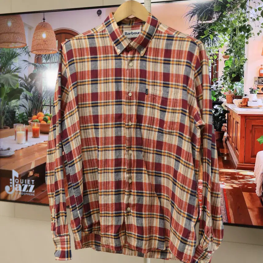 [BUNJANG] Barbour Tailored Fit Check Cotton Shirt / 비틀즈 감성 나는 바버 체크 셔츠