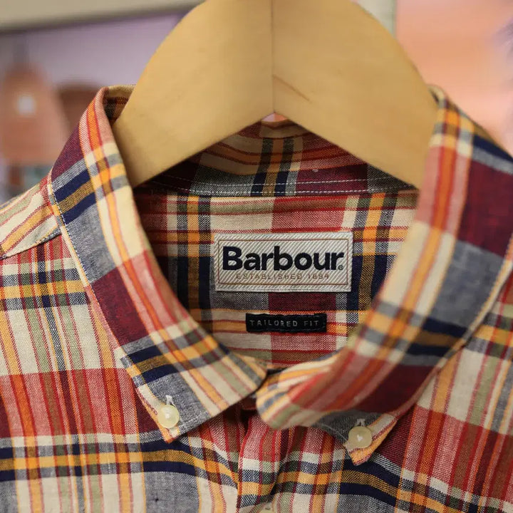 [BUNJANG] Barbour Tailored Fit Check Cotton Shirt / 비틀즈 감성 나는 바버 체크 셔츠
