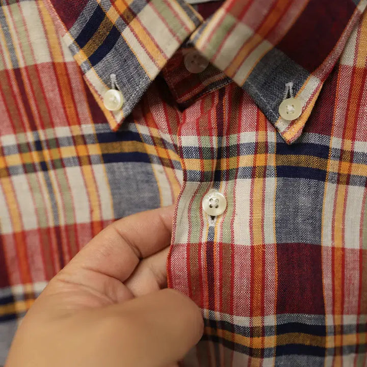 [BUNJANG] Barbour Tailored Fit Check Cotton Shirt / 비틀즈 감성 나는 바버 체크 셔츠
