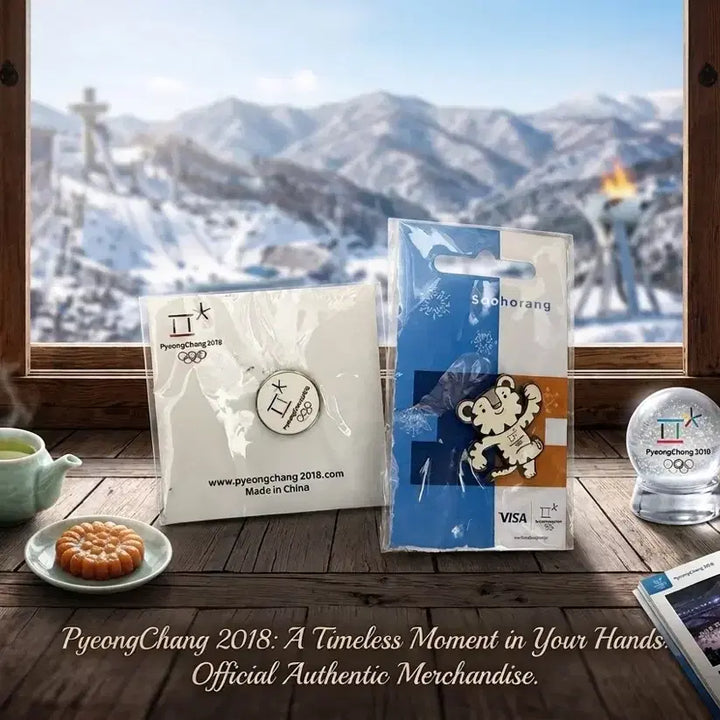 [BUNJANG] Soohorang Official Emblem Badge 2018 Pyeongchang Olympics / 2018년 평창올림픽 엠블럼 수호랑 공식 뱃지 판매합니다