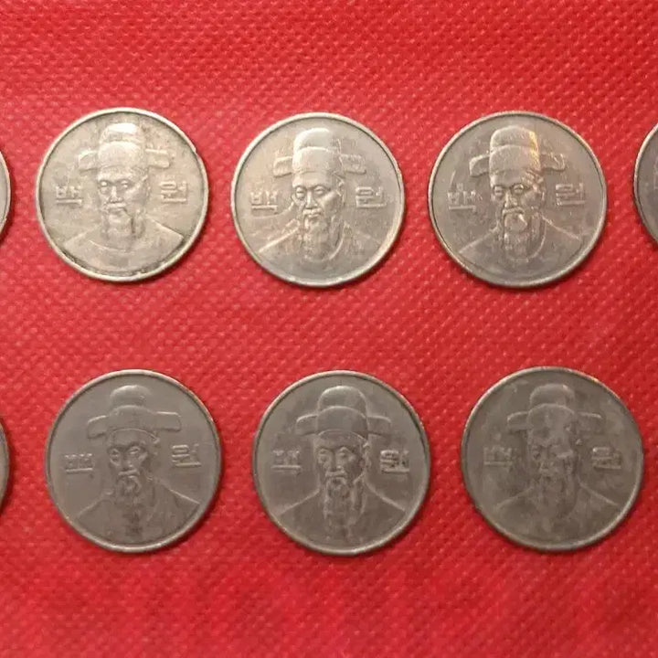 [BUNJANG] 1985 100 Won Coin Bundle Set / 1985년 100원 동전 10개일괄