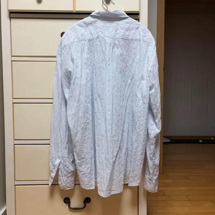 [BUNJANG] Hatching Room Classic Shirt Crinkle Stripe / (3) 해칭룸 클래식 셔츠 Crinkle Stripe