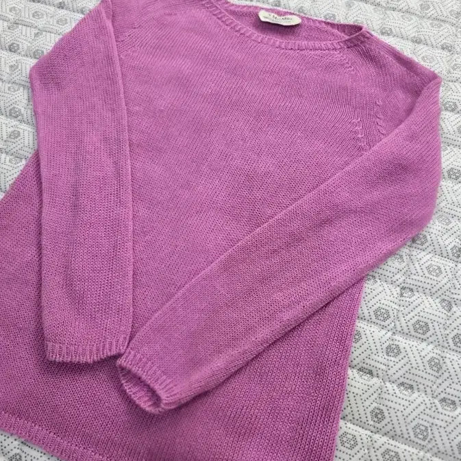 [BUNJANG] S MaxMara Pink Knit Sweater / 막스마라 핑크 니트 ~55