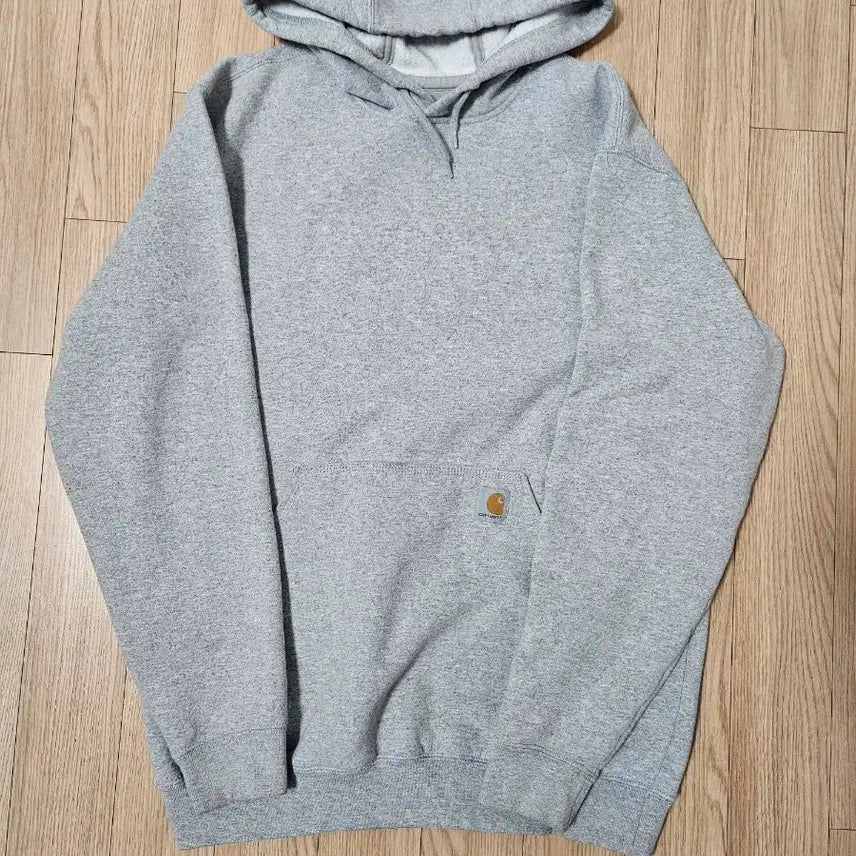 [BUNJANG] Carhartt Brushed Hoodie Grey / [m] 칼하트 기모 후드티 그레이