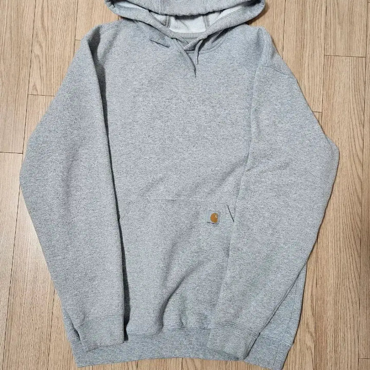 [BUNJANG] Carhartt Brushed Hoodie Grey / [m] 칼하트 기모 후드티 그레이