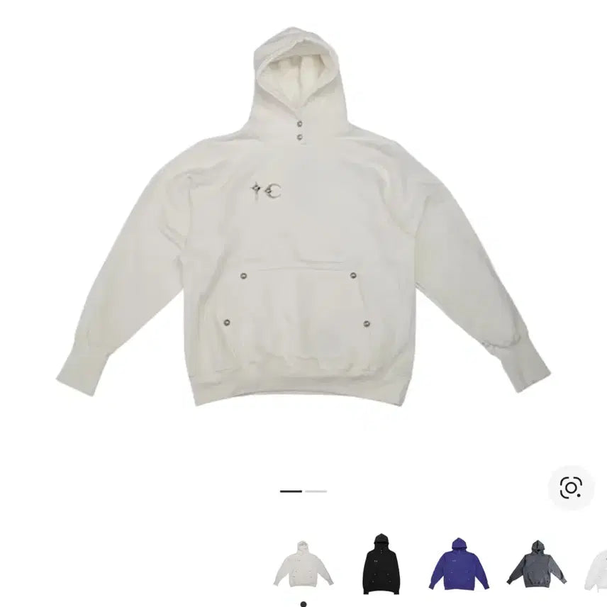 [BUNJANG] THUG CLUB Armor Hoodie White / 떠그클럽 아머 후드티 화이트 1 (교환 가능)