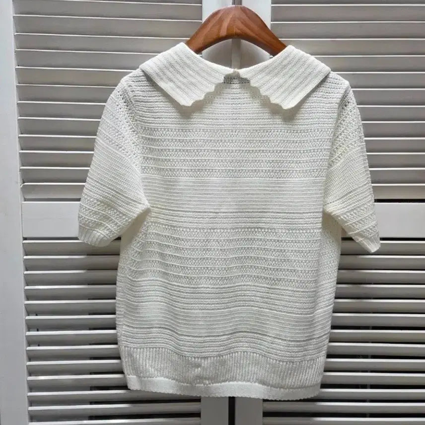 [BUNJANG] DUEL Open Collar Summer Knit / 듀엘 오픈카라넥 여름니트 2025년제품