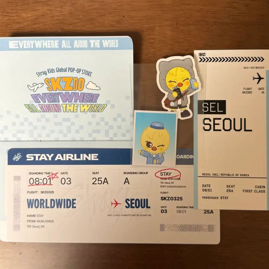 [SOLD OUT] Straykids 스트레이키즈 스키즈seoul popup특전세트  뽁아리
