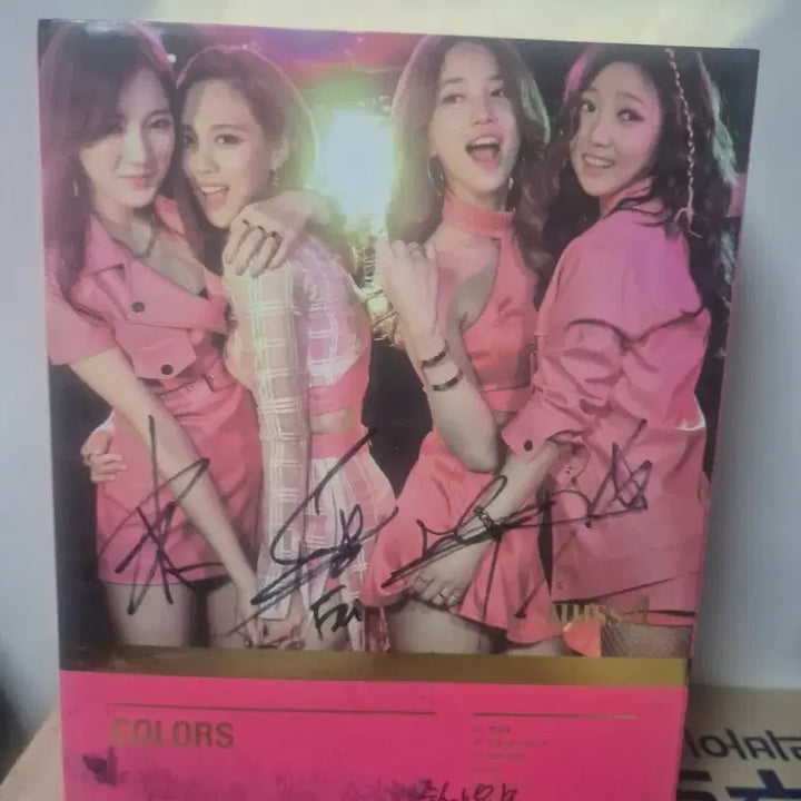 [BUNJANG] 미쓰에이 Miss A Colors 앨범 싸인반 / 미쓰에이 Miss A Colors 앨범 싸인반
