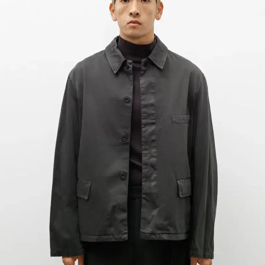 [BUNJANG] Lemaire 23FW Midnight Green Work Jacket Size 52 / 르메르 23fw 미드나잇그린 워크 자켓 52 사이즈
