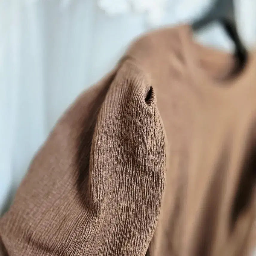 [BUNJANG] Brown Wide-Leg Pants Set / 브라운 와이드팬츠 셋업