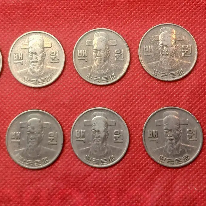 [BUNJANG] 1979 100 Won Coin Bundle Set (10 pcs) / 1979년 100원 동전 10개일괄