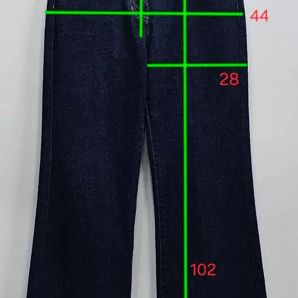 [BUNJANG] Time Time Semi Bootcut Denim Pants / TIME 한섬 타임 세미 부츠컷 데님 팬츠 (24년)