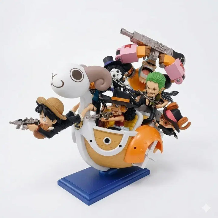[BUNJANG] One Piece World Collectable Merry Go Attack Figure (Sealed) / 미개봉!원피스 월드 콜렉터블 메리호 어택