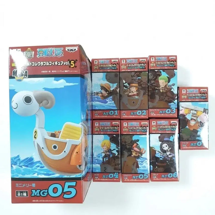 [BUNJANG] One Piece World Collectable Merry Go Attack Figure (Sealed) / 미개봉!원피스 월드 콜렉터블 메리호 어택