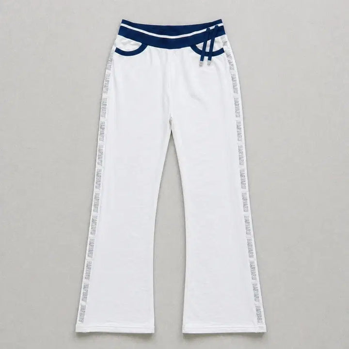 [BUNJANG] Harvard Genuine Side Logo Bootcut Training Pants / [새상품] 정품 하버드 사이드 로고 부츠컷 트레이닝 팬츠